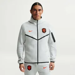【送料無料・匿名配送】Nike ナイキ オランダ代表 2026 公式 テックフリース フーディー グレー オレンジ 新品 正規品