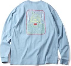 ジョンフルシアンテ タトゥー フェードグレー 長袖Tシャツ レッチリ