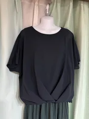 GLACIER ネイビー半袖シャツ L☆