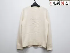 PRADA プラダ 23AW フロントロゴ ウールカシミヤ ニット ホワイト UMB645 S232 13HI サイズ48 【中古】 セーターのサムネイル