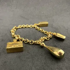 Christian Dior　ディオール　ブレスレット　ゴールド系　ヴィンテージ　1503