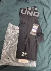 アンダーアーマー ヒートギア コンプレッション 機能性 ランニング レギンス タイツ XL 34 未使用品