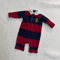 9M POLO RALPH LAUREN ストライプ ボディスーツ 0331T
