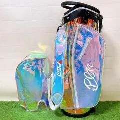 M美品　キャディバッグ PGM スポーツ ゴルフ ゴルフバッグ 軽量　オーロラ