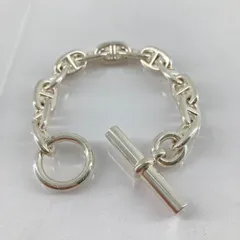 HERMES(エルメス)　シェーヌダンクルMM　13コマ　Ag925　25/49.8g　ブレスレット　シルバー