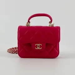 CHANEL（シャネル）　ミニ　マトラッセ　G金具　31番台　ショルダーバッグ　ピンク