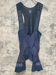 JZ458 ラファ RAPHA PRO TEAM FLYWEIGHT BIB SHORTS REGULAR ビブショーツ S 黒 色褪せ