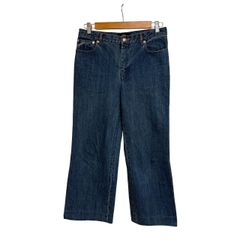 A.P.C. (APC) Women's Jean Sailor Denim Pants, 100% Cotton, Size 28, Indigo, Item No. 23161-1-66651 [ZK101]