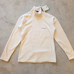 未使用 mont-bell シャミース ハイネック フリース／ S アイボリー レディース