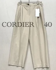 【新品・未使用タグ付】日本製　CORDIER コルディア　夏 センタープレスワイドパンツ 40 L