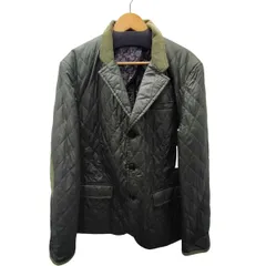 ユーズドフルギ USED古着 SARTORIA 裏地 総柄 背抜き 襟コーデュロイ エルボーパッチ キルティング 3B テーラード ジャケット メンズ 表記無 