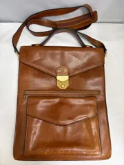BALLY バリー ヴィンテージ レザーショルダーバッグ 縦型ビジネスバッグ