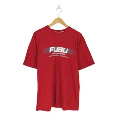 古着 90s フブ FUBU ヒップホップ Tシャツ レッド USサイズ - メルカリ
