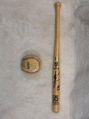 長嶋茂雄 サインボール 松井秀喜 ミニサインバット セット 長嶋茂雄 サインボール 松井秀喜 ミニサインバット セット - メルカリ