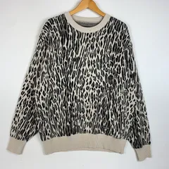 【中古品】WACKO MARIA ワコマリア 26SS LEOPARD JACQUARD SWEATER TYPE-2 26SS-WMK-KN17 レオパード ジャカード セーター トップス ニット 【140-260331-ko-10-tei】