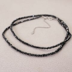 天然 ブラックダイヤモンド 15ct❣️ 天然石 ダイヤモンドブレスレット 