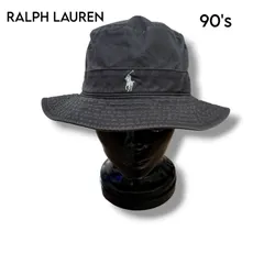 【RALPH LAUREN】ポニー刺繍　コットン バケットハット