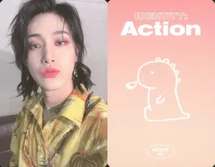 【中古】コレクションカード(男性) WEi/ユ・ヨンハ(Yoo YongHa)/裏面赤・印刷メッセージ入り/CD「IDENTITY：Action」(Ocean ver)封入特典メッセージフォトカード