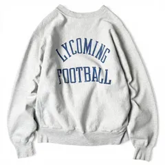 90s USA製 BOATHOUSE 2段 カレッジ プリント RWタイプ スウェット トレーナー XL / 90年代 アメリカ製 オールド リバース グレー