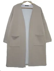 ☆【極美品】 INGNI イング ミル起毛Vネックコーディガン 羽織りコート カーディガン ベージュ レディース Mサイズ ■管理番号L29843AWS26-260328-50（990）