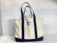 PARROTT CANVAS パロットキャンバス MADE IN USA トートバッグ アイボリー×ネイビー
