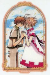 【中古】シール・ステッカー 小狼＆サクラ(立ち) 「ツバサ-RESERVoir CHRoNiCLE- トレーディングきらきらクリアステッカー」 CLAMP展グッズ