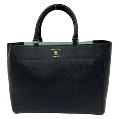 AccessoiresDeMademoiselle(ADMJ)(アクセソワ・ドゥ・マドモワゼル) トートバッグ ダークネイビー レザー