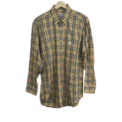 Burberry's(バーバリーズ) 長袖シャツ サイズ39(M) メンズ ベージュ×マルチ チェック柄