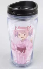 【中古】マグカップ･湯のみ 鹿目まどか タンブラー 「劇場版 魔法少女まどか☆マギカ[新編]叛逆の物語×極楽湯・RAKU SPA ぽかぽか魔法少女まどか☆マギカの湯」 魔法少女のチャージドリンク注文特典