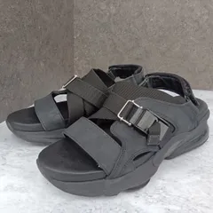 ADRER アドラー high clear sole leather sandal ハイ クリア ソール レザー サンダル ブラック □〇☆のサムネイル