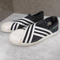 adidas アディダス adidas Originals by White Mountaineering SUPERSTAR SLIP-ON PRIMEKNIT ブラック 27.0cm □□☆
