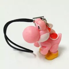 【中古】キーホルダー・マスコット(キャラクター) ピンクヨッシー マスコット 「New スーパーマリオブラザーズWii オンパックキャンペーン」 サントリーDAKARA付属
