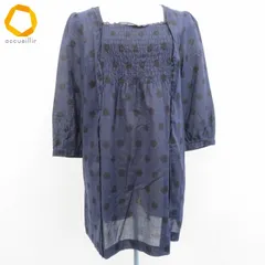 ソニアリキエル SONIARYKIEL チュニック カットソー プルオーバー トップス 七分袖 ドット ロゴボタン レディース [a962830]のサムネイル