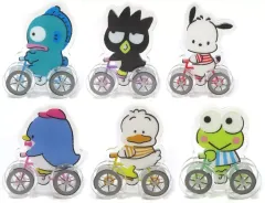 【中古】キーホルダー 全6種セット 「はぴだんぶい 車輪が回る!サイクリングマスコット」