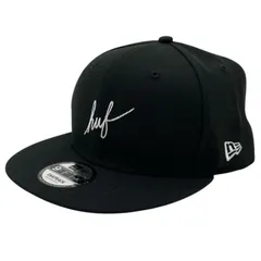 【中古】NEW ERA | ニューエラ HUF　キャップ 帽子　ブラック【尾張小牧店】