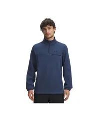 アンダーアーマー メンズ アウター ニット・セーター Under Armour Mens QuarterZip Sweater Blue ブルーのサムネイル