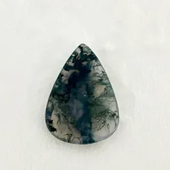 【自然と調和の石】モスアゲート　インディア産　マクラメ編みカボション