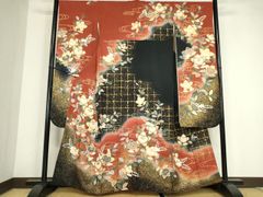 振袖フルセット 高身長 手描き友禅 成人式振袖 振袖 裄丈69 ➕サイズ