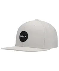 ハーレー メンズ アクセサリー 帽子 Hurley Mens Heather Gray H20Dri Point Break Snapback Hat Heathered Gray グレー