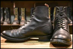 【9 良品】CLINCH クリンチ グラハム Graham Boots Black エンボス レースアップブーツ 編み上げ ブーツ HOPESMORE【GC395】のサムネイル