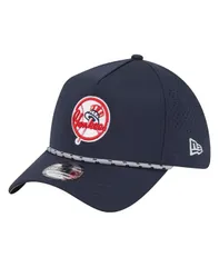 ニューエラ メンズ アクセサリー 帽子 New Era Mens Navy New York Yankees 39THIRTY AFrame Perforated Flex Hat Navy ネイビー