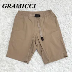 【美品】GRAMICCI コットンハーフパンツ S SANDベージュ