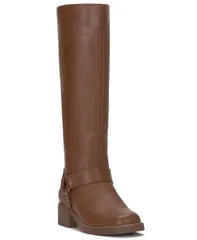 ラッキーブランド レディース シューズ ブーツ・レインブーツ トール Lucky Brand Womens Kujon Tall Harness Western Boots Brown ブラウンのサムネイル