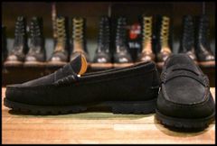 Timberland デッキシューズ 3アイ 本革 ヌバック レザー ブラック