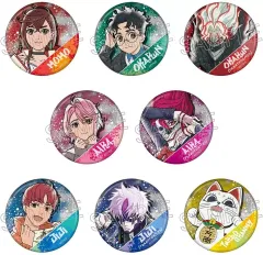 【中古】バッジ・ビンズ 全8種セット 「TVアニメ ダンダダン スプレーアートシリーズ 缶バッジ」