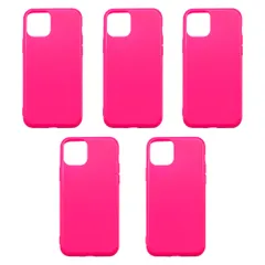 【新品未使用】5個セット iPhone11 Pro アイフォン11プロ スマホケース カバー TPU (色:ローズ) 耐衝撃 スリム コンパクト ソフトケース カラフル 可愛い おしゃれ chntpu-iphone11pro-blue-5pcs