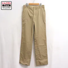 70s USA製 vintage WOOLRICH チノ 裏地ネル パンツ メンズ Sサイズ相当のサムネイル