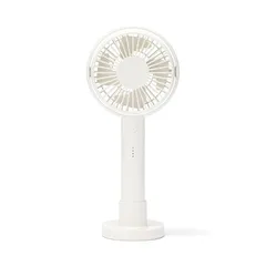 【新品】 無印良品 角度が変えられる充電式ハンディファン ・ホワイト／ＭＪ－ＭＨ４－ＷＨ 0