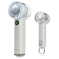 【新品】 CICIBELLA ハンディファン 冷却プレート 手持ち扇風機 強力 超高速大風量 瞬時冷感 軽量 携帯扇風機 Type-C充電式 クーラー機能 液晶画面 残量表示 長時間稼働 暑さ対策 1～100段階風量調整 小型 旅行 キャンプ アウトドア  0