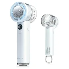 【新品】 CICIBELLA ハンディファン 冷却プレート 手持ち扇風機 強力 超高速大風量 瞬時冷感 軽量 携帯扇風機 Type-C充電式 クーラー機能 液晶画面 残量表示 長時間稼働 暑さ対策 1～100段階風量調整 小型 旅行 キャンプ アウトドア  0